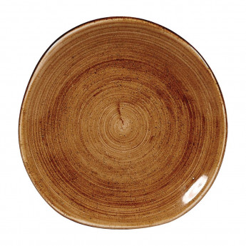 Churchill Stonecast Patina Organic Round Plates Vintage Copper 186mm (Pack of 12) - Click to Enlarge