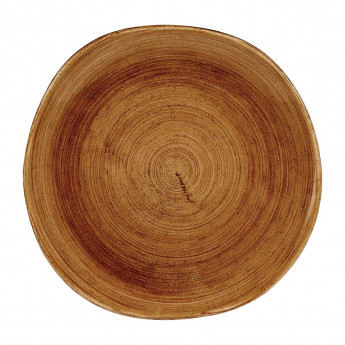Churchill Stonecast Patina Organic Round Plates Vintage Copper 264mm (Pack of 12) - Click to Enlarge