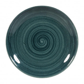 Churchill Stonecast Patina Coupe Plates Rustic Teal 165mm (Pack of 12) - Click to Enlarge