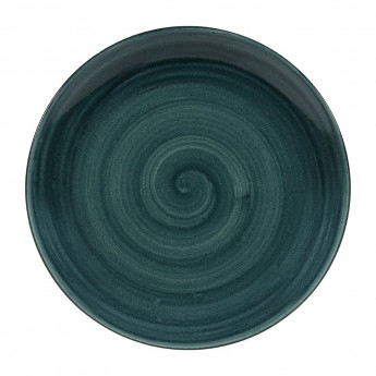 Churchill Stonecast Patina Coupe Plates Rustic Teal 260mm (Pack of 12) - Click to Enlarge