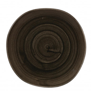 Churchill Stonecast Patina Round Trace Plates Iron Black 210mm (Pack of 12) - Click to Enlarge