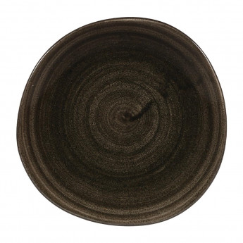 Churchill Stonecast Patina Round Trace Plates Iron Black 186mm (Pack of 12) - Click to Enlarge