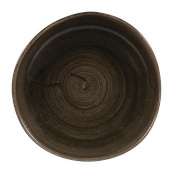 Churchill Stonecast Patina Round Trace Plates Iron Black 264mm (Pack of 12) - Click to Enlarge