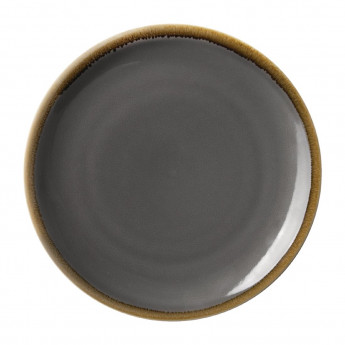 Olympia Kiln Round Coupe Plate Smoke 230mm (Pack of 6) - Click to Enlarge