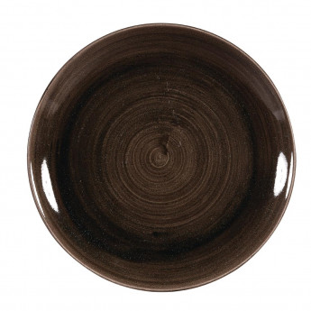 Churchill Stonecast Patina Coupe Plates Black 260mm (Pack of 12) - Click to Enlarge