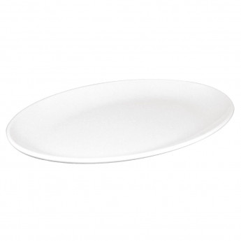 Olympia Kristallon Melamine Oval Coupe Plates 305mm (Pack of 12) - Click to Enlarge