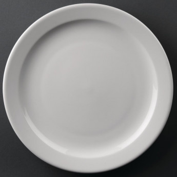 Olympia Athena Narrow Rimmed Plates 254mm (Pack of 12) - Click to Enlarge