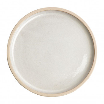 Olympia Canvas Flat Round Plate Murano White 250mm (Pack of 6) - Click to Enlarge