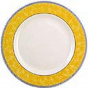 Churchill New Horizons Marble Border Classic Plates Yellow 254mm (Pack of 24) - Click to Enlarge