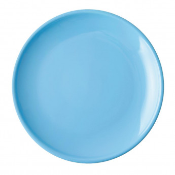 Olympia Cafe Coupe Plate Blue 250mm (Pack of 6) - Click to Enlarge