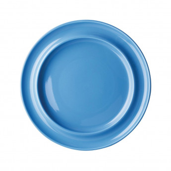 Olympia Heritage Raised Rim Plates Blue 253mm (Pack of 4) - Click to Enlarge
