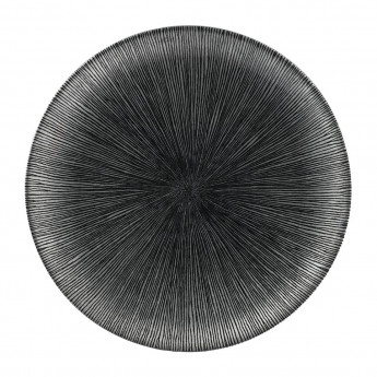 Churchill Studio Prints Agano Coupe Plates Black 288mm (Pack of 12) - Click to Enlarge