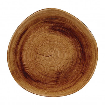 Churchill Stonecast Patina Organic Round Plates Vintage Copper 286mm (Pack of 12) - Click to Enlarge