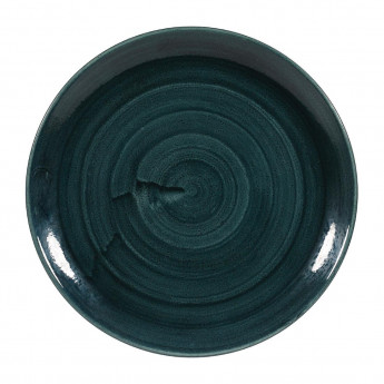 Churchill Stonecast Patina Coupe Plates Rustic Teal 288mm (Pack of 12) - Click to Enlarge