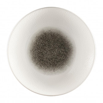 Churchill Isla Centre Print Deep Coupe Plates Quartz Black 255mm (Pack of 12) - Click to Enlarge