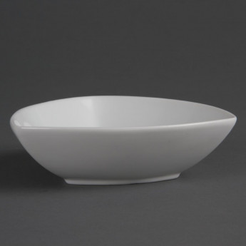 Olympia Whiteware Rounded Triangular Bowls 155mm (Pack of 6) - Click to Enlarge