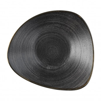 Churchill Stonecast Raw Lotus Bowl Black 229mm (Pack of 12) - Click to Enlarge