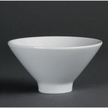 Olympia Whiteware Fluted Bowls 141mm (Pack of 4) - Click to Enlarge