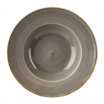 Churchill Stonecast Round Wide Rim Bowl Peppercorn Grey 277mm (Pack of 12) - Click to Enlarge