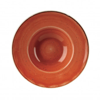 Churchill Stonecast Round Wide Rim Bowl Spiced Orange 239mm (Pack of 12) - Click to Enlarge