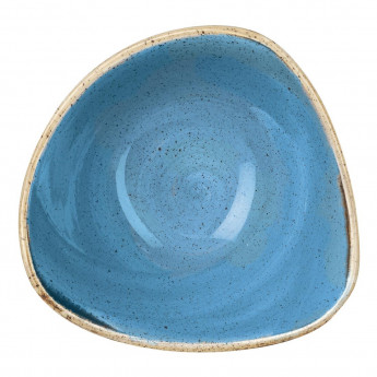 Churchill Stonecast Triangle Bowl Cornflower Blue 152mm (Pack of 12) - Click to Enlarge