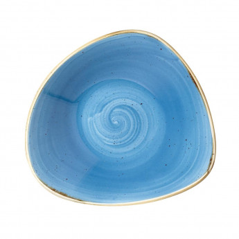 Churchill Stonecast Triangle Bowl Cornflower Blue 235mm (Pack of 12) - Click to Enlarge