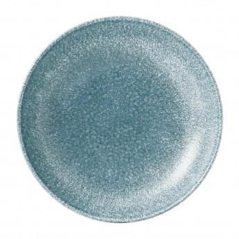 Churchill Studio Prints Raku Round Coupe Bowl Topaz Blue 248mm (Pack of 12) - Click to Enlarge