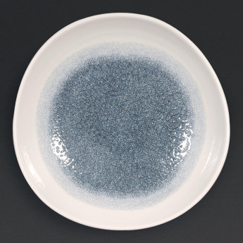 Churchill Studio Prints Raku Trace Round Trace Bowl Topaz Blue 253mm - Click to Enlarge