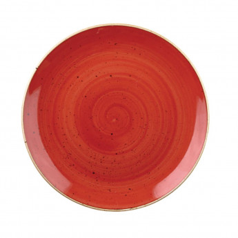 Churchill Stonecast Round Coupe Bowl Berry Red 248mm (Pack of 12) - Click to Enlarge