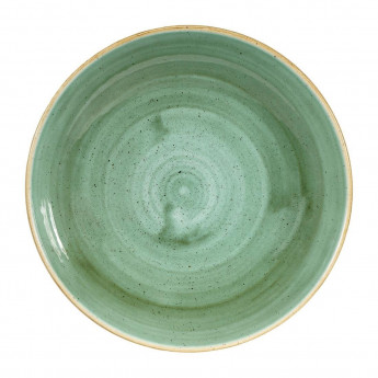 Churchill Stonecast Round Coupe Bowls Samphire Green 248mm (Pack of 12) - Click to Enlarge