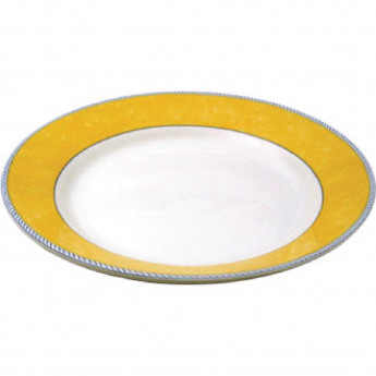 Churchill New Horizons Marble Border Mediterranean Dishes Yellow 280mm - Click to Enlarge