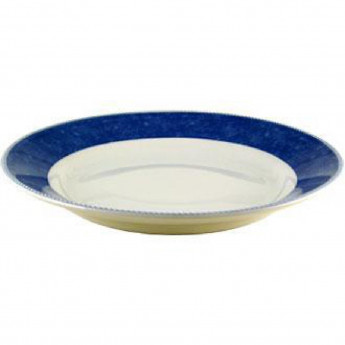Churchill New Horizons Marble Border Mediterranean Dishes Blue 280mm - Click to Enlarge