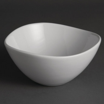 Olympia Whiteware Wavy Bowls 150mm (Pack of 12) - Click to Enlarge