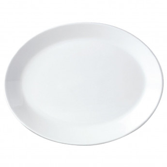 Steelite Simplicity White Oval Coupe Dishes 280mm (Pack of 12) - Click to Enlarge