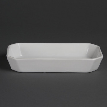 Olympia Whiteware Oblong Hors d'Oeuvre Dishes 235x 122mm (Pack of 6) - Click to Enlarge