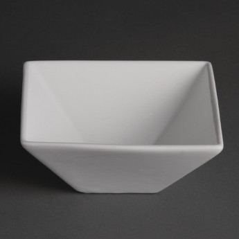 Olympia Whiteware Square Bowls 170mm (Pack of 12) - Click to Enlarge