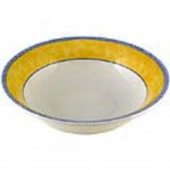 Churchill New Horizons Marble Border Oatmeal Bowls Yellow 150mm (Pack of 24) - Click to Enlarge