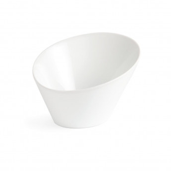 Olympia Whiteware Oval Sloping Bowls 154 x 133mm 335ml (Pack of 4) - Click to Enlarge