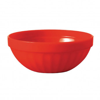 Olympia Kristallon Polycarbonate Bowls Red 102mm (Pack of 12) - Click to Enlarge
