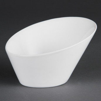 Olympia Whiteware Oval Sloping Bowls 176(W)x203(L)mm (Pack of 3) - Click to Enlarge