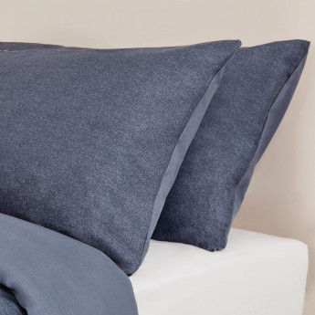 Mitre Essentials Opal Pillowcase Navy - Click to Enlarge