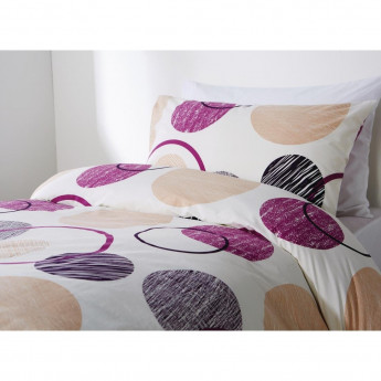 Mitre Essentials Eclipse Pillowcase Purple - Click to Enlarge