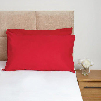 Mitre Comfort Egyptian Housewife Pillowcase Ruby - Click to Enlarge