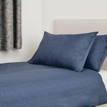 Essentials Opal Duvet Cover Navy - Click to Enlarge