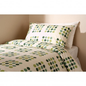 Mitre Essentials Memphis Housewife Pillowcase Green - Click to Enlarge