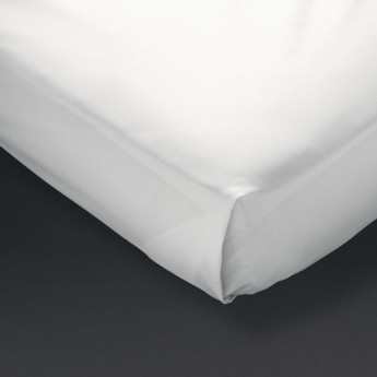 Mitre Comfort Percale Flat Sheets White - Click to Enlarge