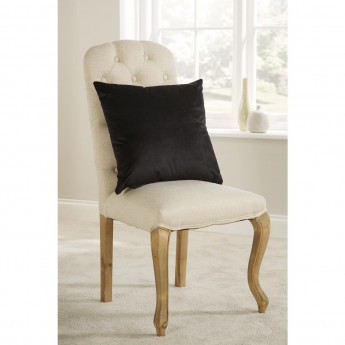 Mitre Comfort D'Arcy Unpiped Cushion Black - Click to Enlarge