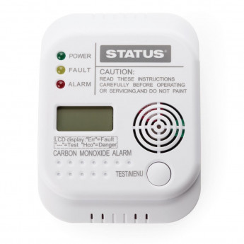 Status Carbon Monoxide CO Digital Alarm - Click to Enlarge