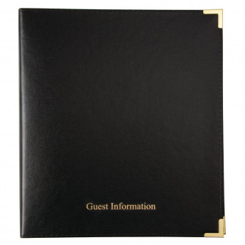 Black Guest Information Folder - Click to Enlarge