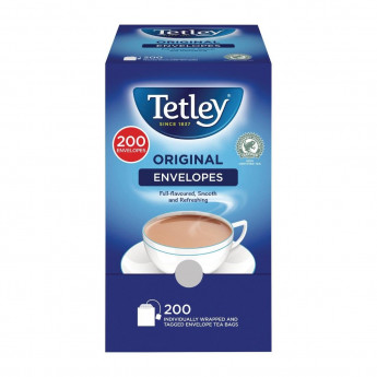 Tetley Black Tea Envelopes (Pack of 200) - Click to Enlarge